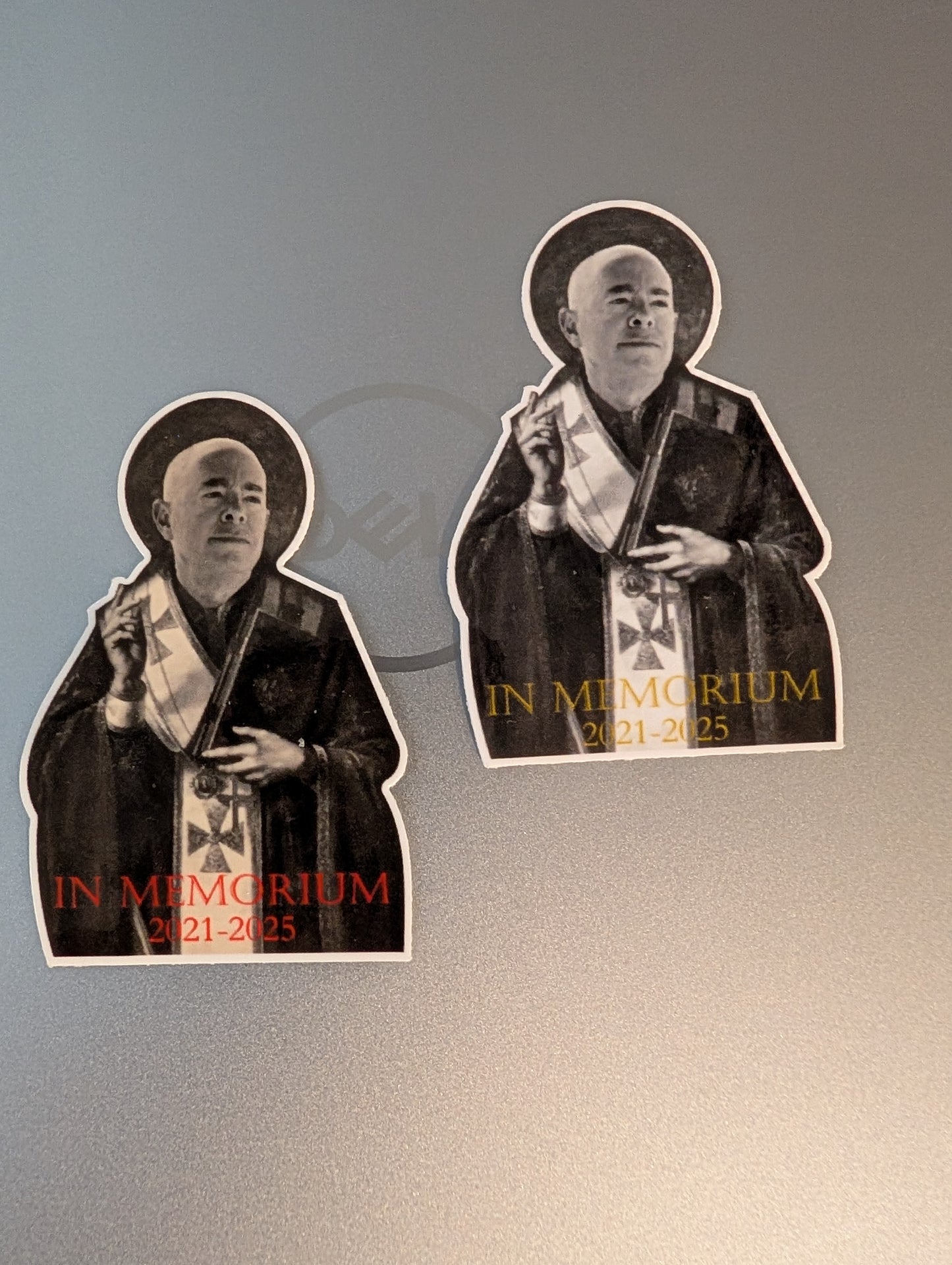 Saint Mayorkas 'In Memorium' 3inch vinyl stickers