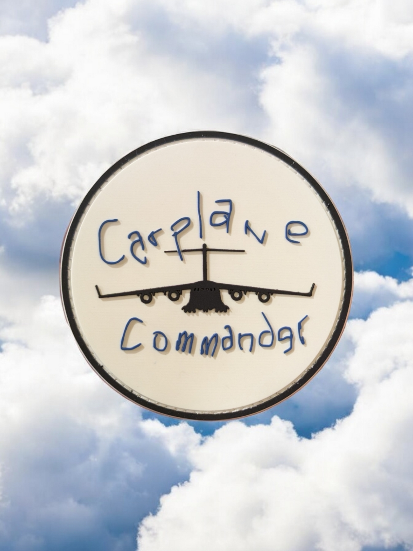 Carplane Commander 3.5 inch PVC patch