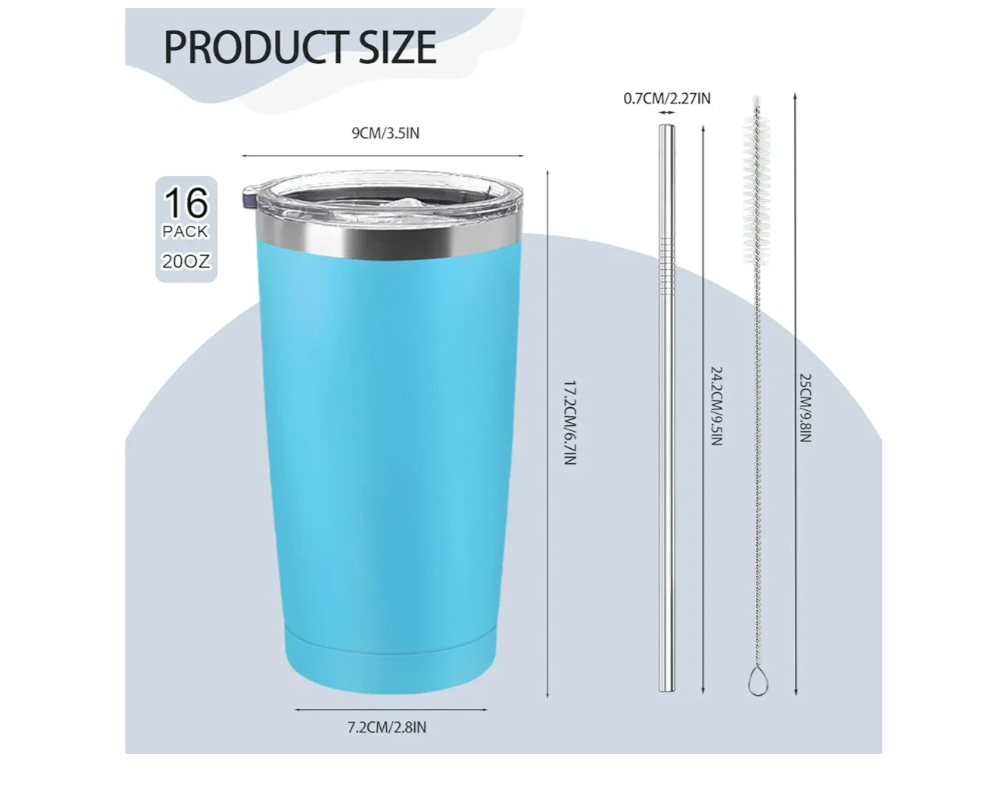 20oz retro Carplane Commander tumbler