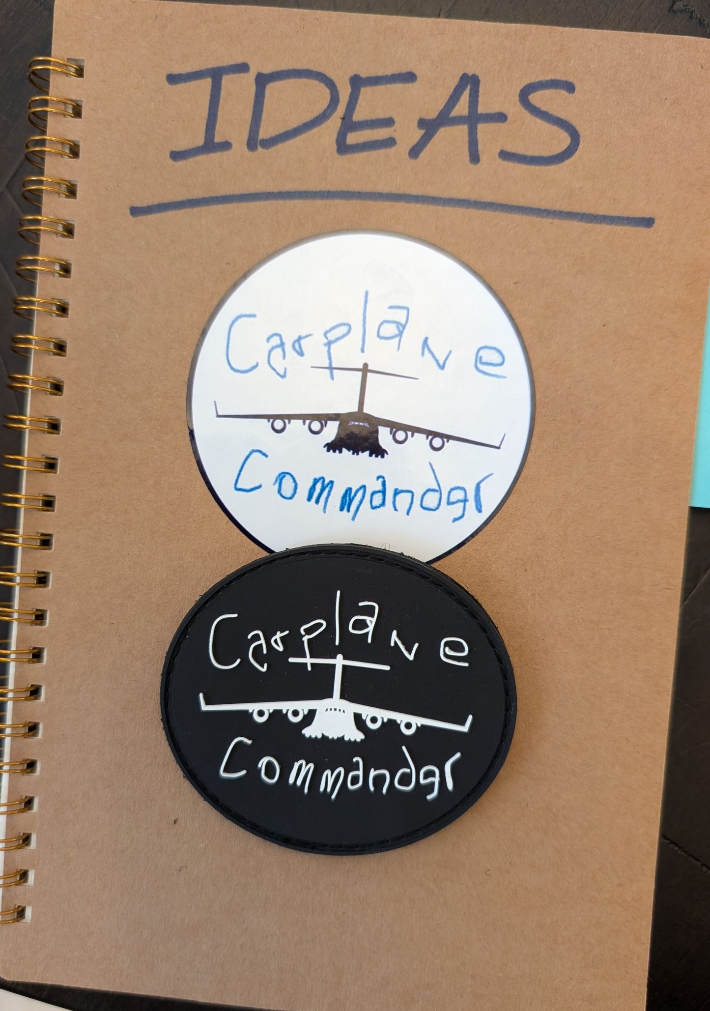 GITD Carplane Commander oval patch