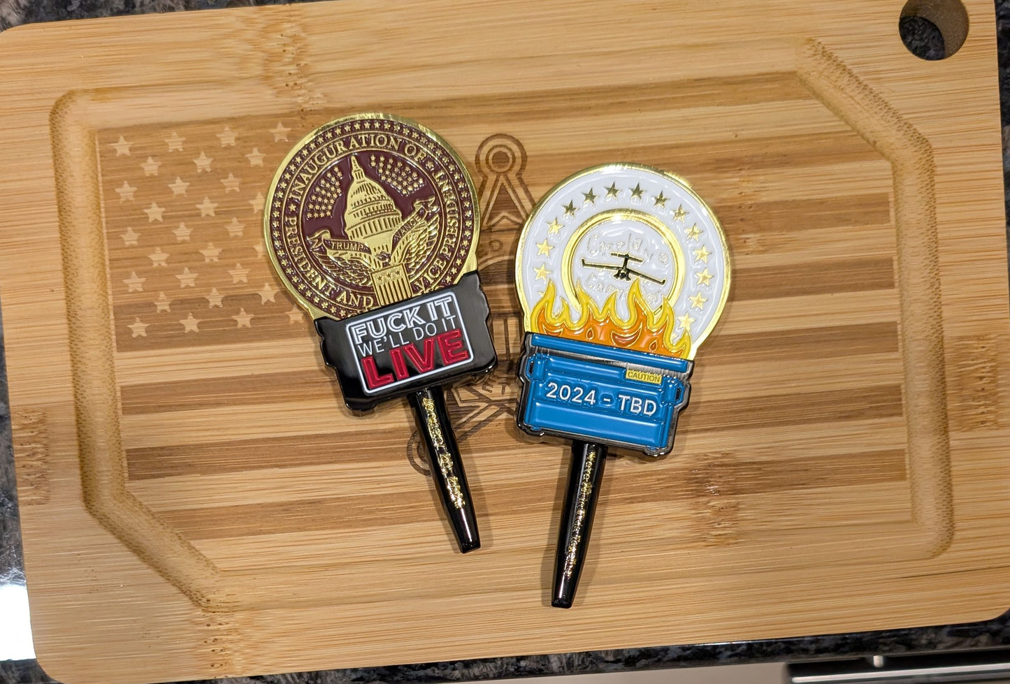 Microphone "Carrie Underwo0d" Inauguration coin