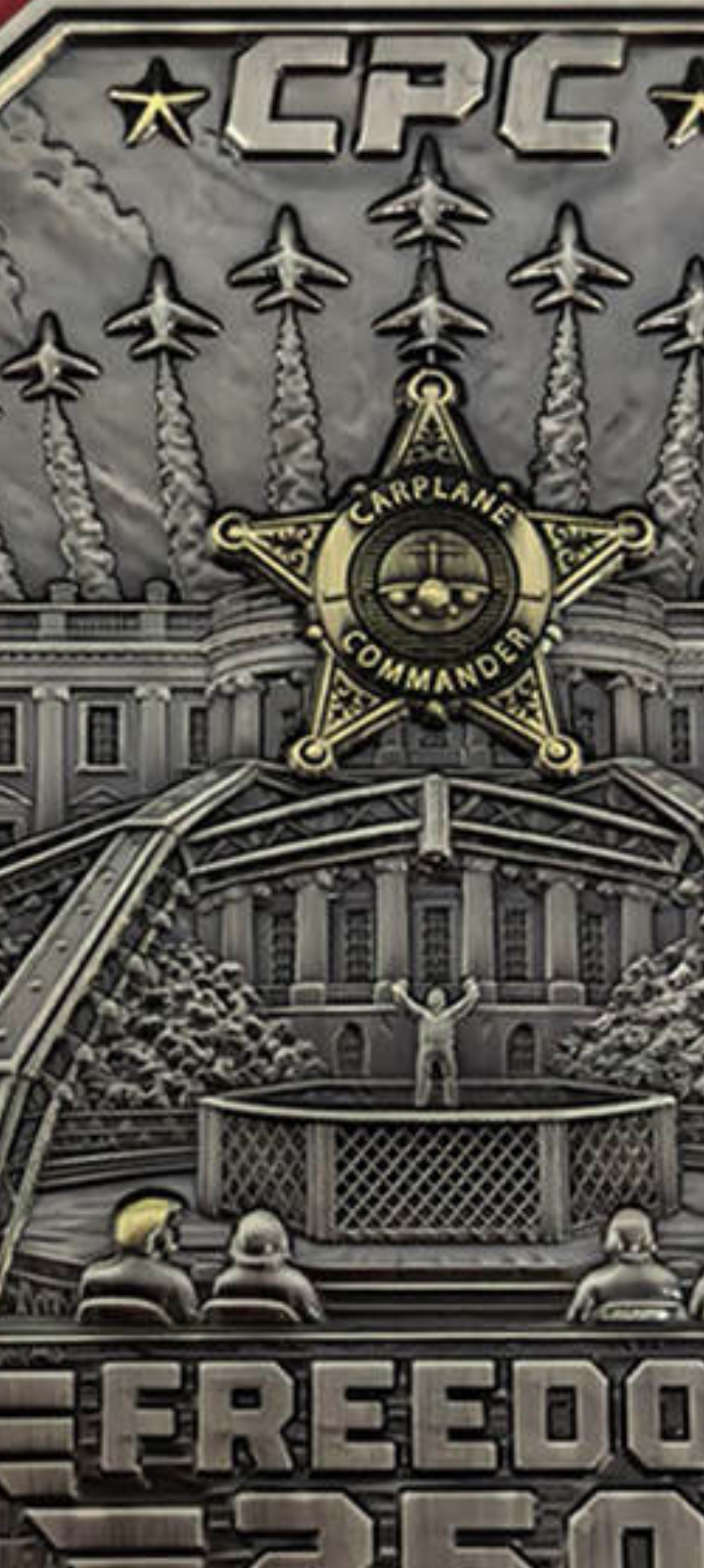 Carplane Commander Freedom 250 UFC Challenge Coin
