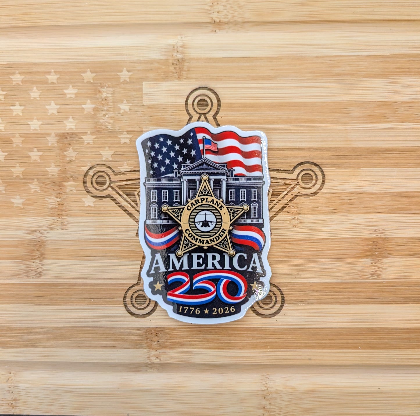 CPC America 250 Commemorative Sticker (3.5" × 2.5")