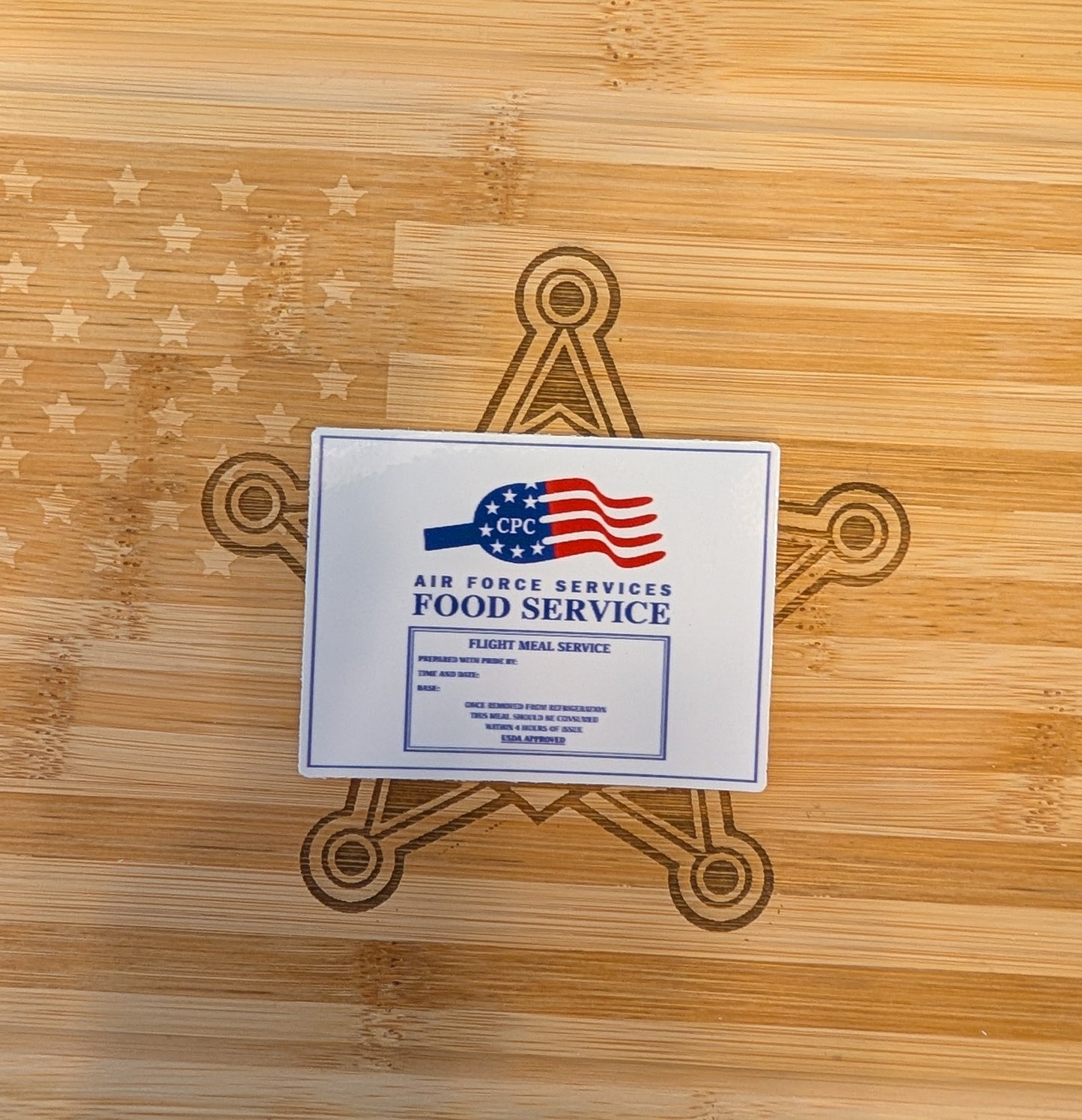 Carplane Meal 2.5inch sticker
