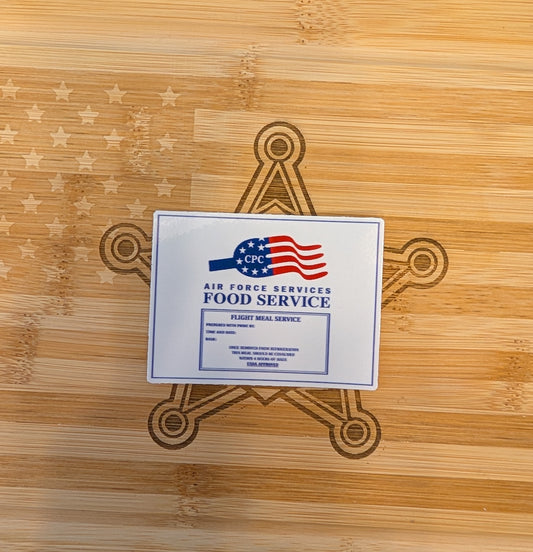 Carplane Meal 2.5inch sticker
