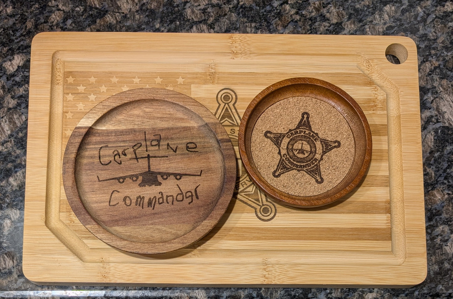 Carplane Commander Large coaster/coin catch