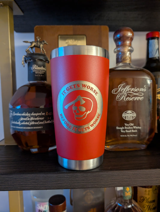 20oz It gets Worse tumbler