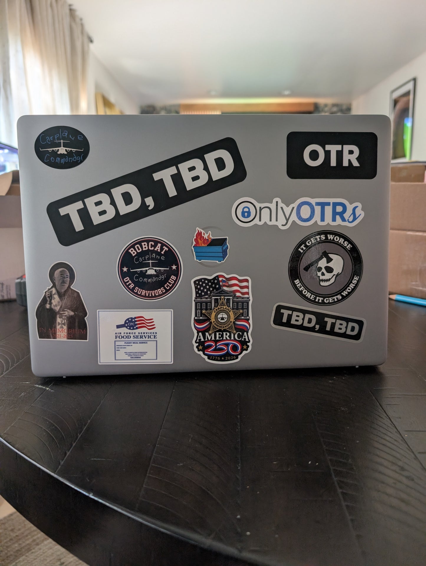 Bobcat Carplane Commander OTR Survivors Club Sticker (2.5")