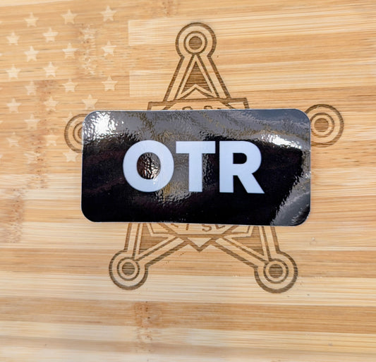 OTR 3.5" × 2" Vinyl Sticker