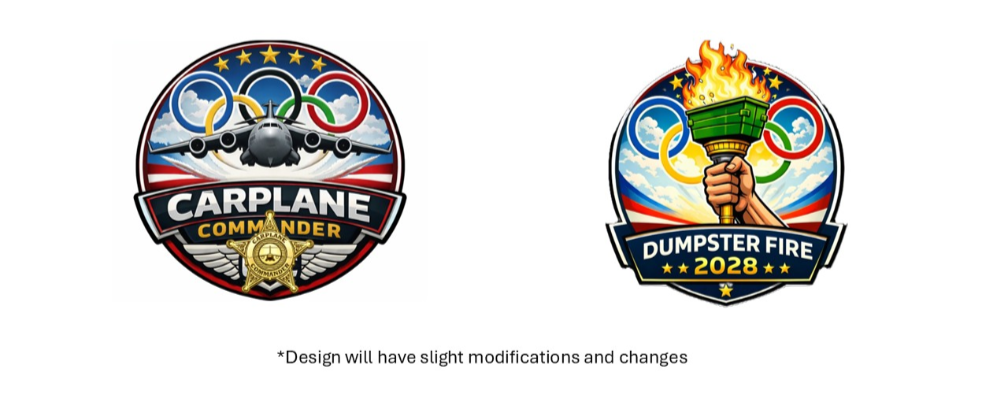 !!!PRE-ORDER!!! 2028 Olympics Dumpster Fire Coin
